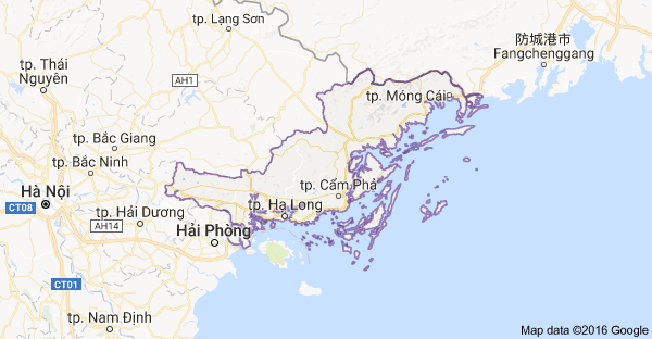 bản đồ quảng ninh tại chành xe quảng ninh