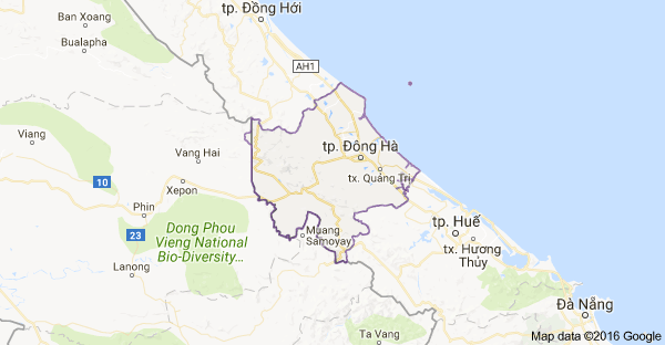 quảng trị map